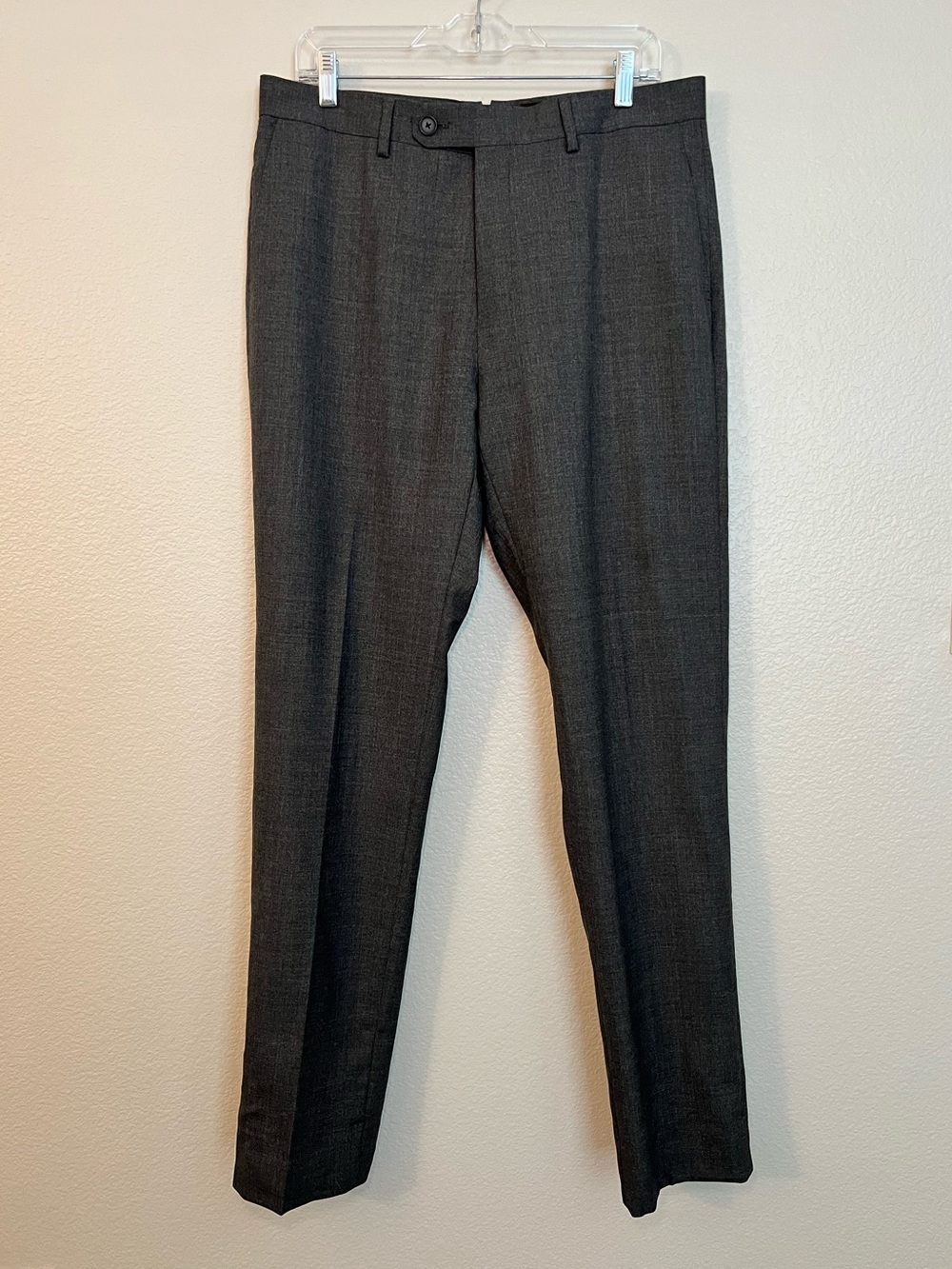 Banana Republic BR VBC Super 120s Tropical Wool Dress Pants Gray 32x33 Tailored